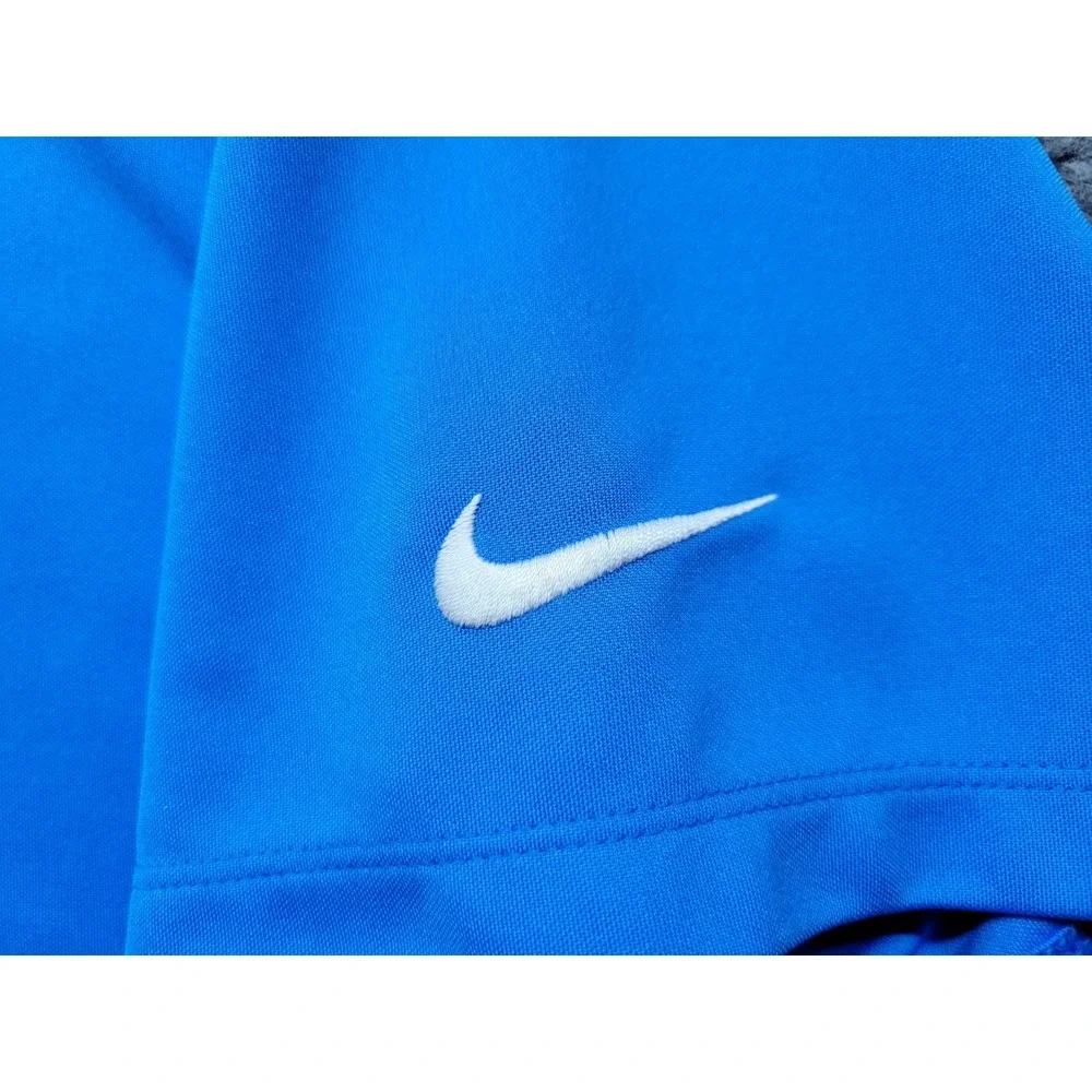 Nike Dri-Fit Golf Polo Standard Fit Mens XL Blue Short Sleeve GUC